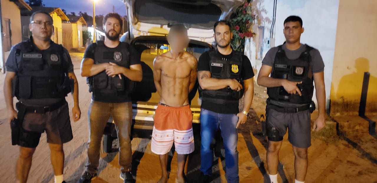 POLÍCIAS CIVIL E MILITAR PRENDEM FORAGIDO DA JUSTIÇA EM VITÓRIA DO JARI